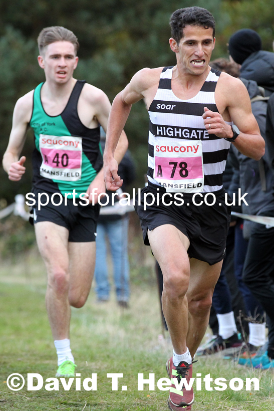 Senior mens 2021 National Cross Country Relays, Berry Hill Park, Mansfield. Photo: David T. Hewitson/Sports for All Pics